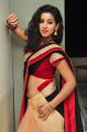 Actress Pavani Hot Stills in Black And Peach Saree