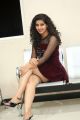 Telugu Actress Pavani Images in Dark Red Dress