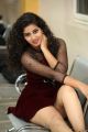 Telugu Actress Pavani Images in Dark Red Dress