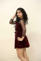 Telugu Actress Pavani Images in Dark Red Dress