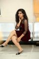 Telugu Actress Pavani Images in Dark Red Dress