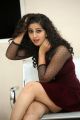 Telugu Actress Pavani Images in Dark Red Dress