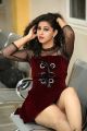 Telugu Actress Pavani Images in Dark Red Dress