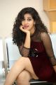 Telugu Actress Pavani Images in Dark Red Dress