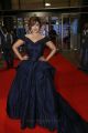 Actress Payal Ghosh Stills in Dark Blue Gown @ Filmfare Awards South 2017