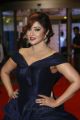 Actress Payal Ghosh Stills in Dark Blue Deep Neck Sleeveless Gown