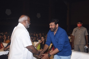 MM Keeravani, Chiranjeevi @ Pelli SandaD Pre Release Event Stills