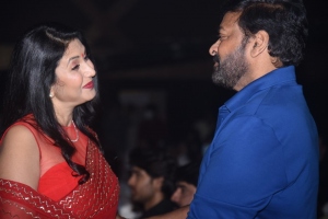 Deepti Bhatnagar, Chiranjeevi @ Pelli SandaD Pre Release Event Stills