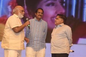 K. Raghavendra Rao,C. Aswini Dutt, Allu Aravind @ Pelli SandaD Pre Release Event Stills