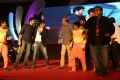 Sibiraj, Jeeva, Sathyaraj Dance @ Pokkiri Raja Audio Launch in Coimbatore Stills