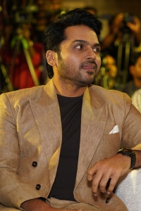 Actor Karthi @ Ponniyin Selvan 1 Press Meet Hyderabad Stills