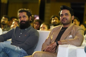 Vikram, Karthi @ Ponniyin Selvan 1 Press Meet Hyderabad Stills