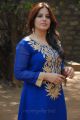 Actress Pooja Gandhi Hot Looking Stills in Blue Salwar Kameez