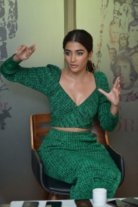 Radhe Shyam Movie Actress Pooja Hegde Interview Pics