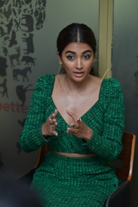 Actress Pooja Hegde Pics @ Radhe Shyam Movie Interview