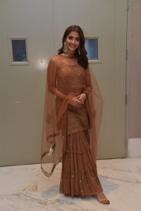 Actress Pooja Hegde New Stills @ Varudu Kaavalenu Sangeeth Event