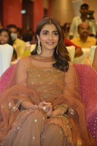 Actress Pooja Hegde Stills @ Varudu Kaavalenu Sangeeth Event