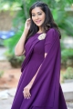 Bangaru Bullodu Heroine Pooja Jhaveri Images in Violet Dress