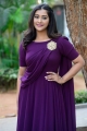 Bangaru Bullodu Heroine Pooja Jhaveri Images in Violet Dress