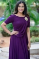 Bangaru Bullodu Movie Actress Pooja Jhaveri  Violet Dress Images