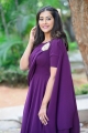 Bangaru Bullodu Movie Actress Pooja Jhaveri  Violet Dress Images