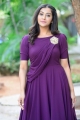 Bangaru Bullodu Movie Actress Pooja Jhaveri Images in Violet Dress