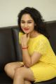 Actress Pooja Ramachandran Stills in Yellow Mini Dress