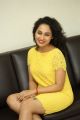 Actress Pooja Ramachandran Stills in Yellow Mini Dress