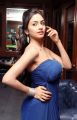 Actress Pooja Sri Hot Photos in Blue Dress