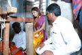 Actress Poonam Kaur visited the houses of handloom weavers