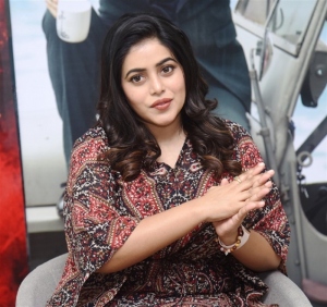 Actress Poorna Cute Stills @ Akhanda Movie Interview