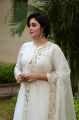 Suvarna Sundari Actress Poorna Latest Stills in White Churidar Dress