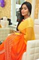 Actress Poorna in Yellow Saree Photos