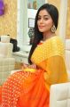 Actress Poorna Yellow Red Saree Photos