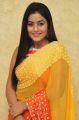 Actress Shamna Kasim Yellow Saree Photos