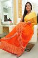 Actress Poorna Yellow Red Saree Photos