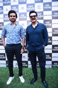 Ashok Selvan, Sarath Kumar @ Por Thozhil Movie Press Meet Stills
