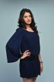 Pragalbha Hot Photoshoot Stills in Dark Blue Dress