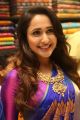 Gorgeous Pragya Jaiswal in Saree at South Indian Shopping Mall Madinaguda Launch