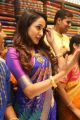 Gorgeous Pragya Jaiswal in Saree at South Indian Shopping Mall Madinaguda Launch