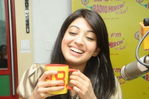 Actress Pranitha at Radio Mirchi