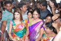 Actress Pranitha at Styles n Weaves Exhibition Launch Photos