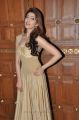 Telugu Actress Praneetha Stills in Long Golden Dress