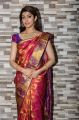 Actress Pranitha Silk Saree Pics @ Hyderabad Chefs Restaurant Launch