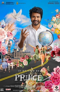 Actor Sivakarthikeyan in Prince Movie HD Posters