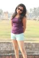 Actress Prithiksha Mythili Hot Photos in Dark Violet Top & Short Trouser