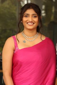 Priya Vadlamani Saree Pics @ Brahma Anandam Teaser Launch