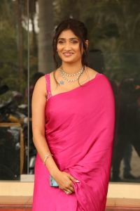 Priya Vadlamani Saree Pics @ Brahma Anandam Teaser Launch