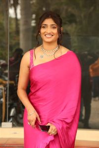 Priya Vadlamani Saree Pics @ Brahma Anandam Teaser Launch