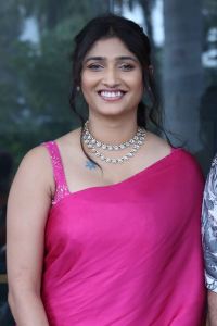 Priya Vadlamani Saree Pics @ Brahma Anandam Teaser Launch